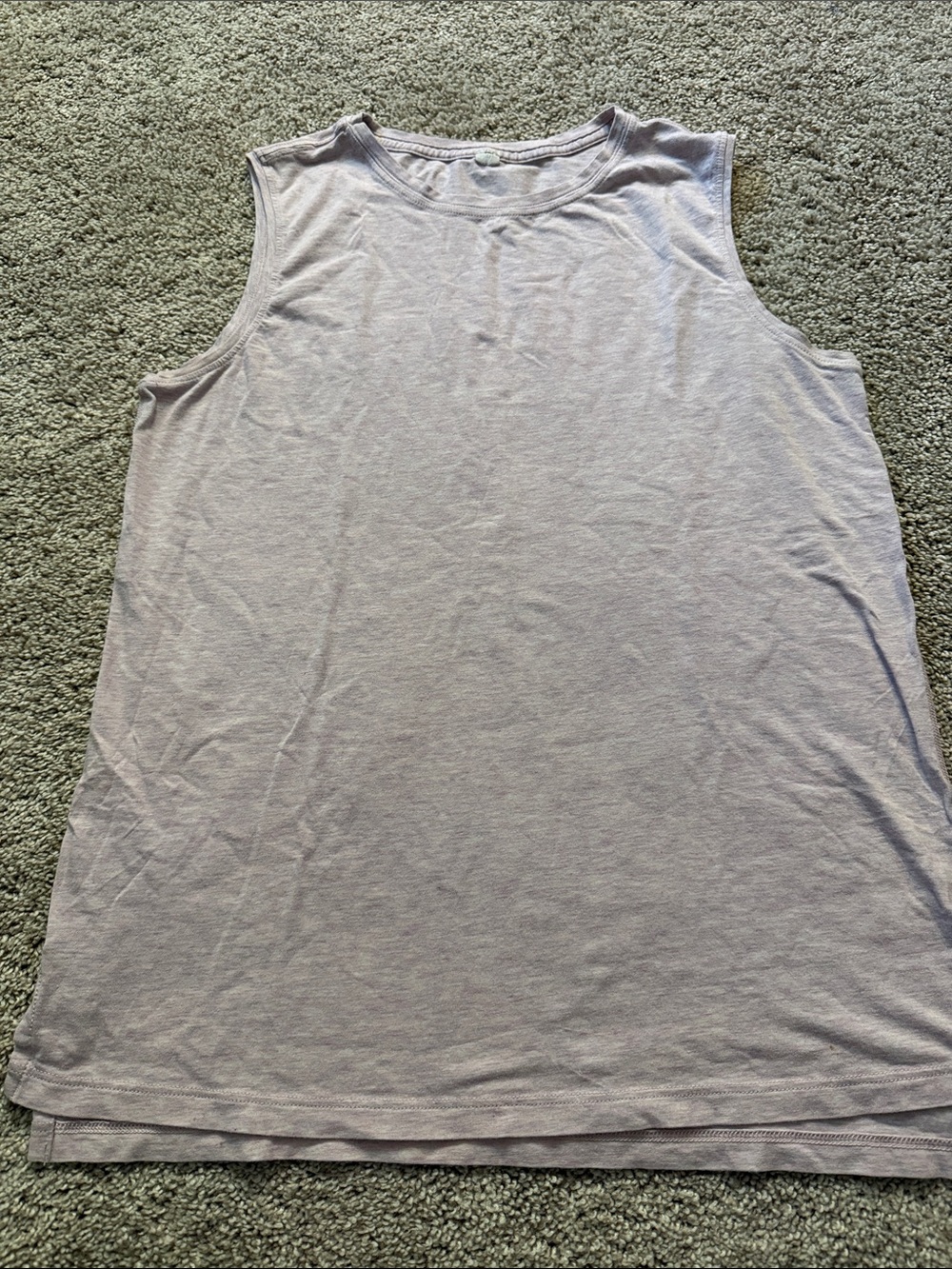 lululemon athletica Pale Pink Scoop Neck Tank